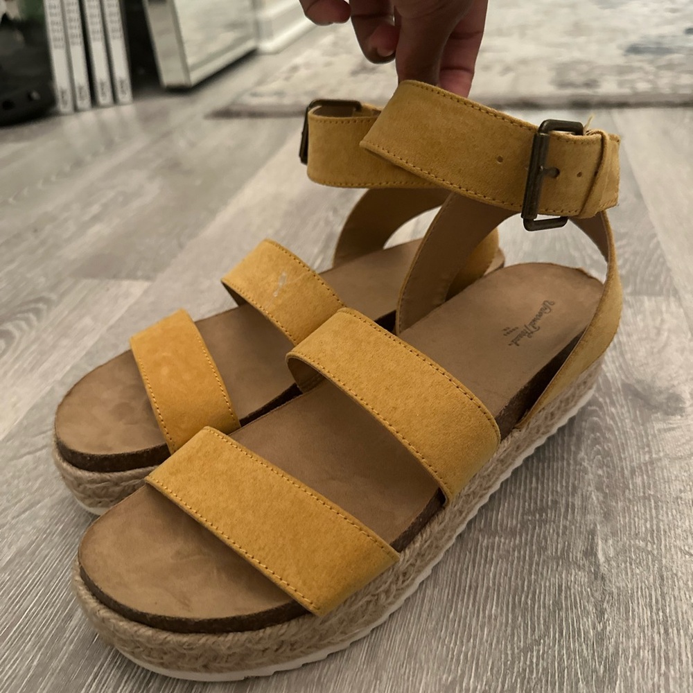 Target Yellow Espadrille Sandals